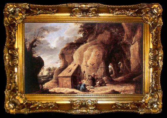 framed  TENIERS, David the Younger The Temptation of St Anthony after, ta009-2